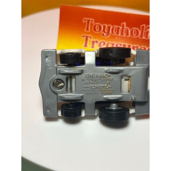 1984 McDonalds ERTL Fast Macs Auto Big Mac Pull Back Car Happy Meal Toy - Picture 5 of 5